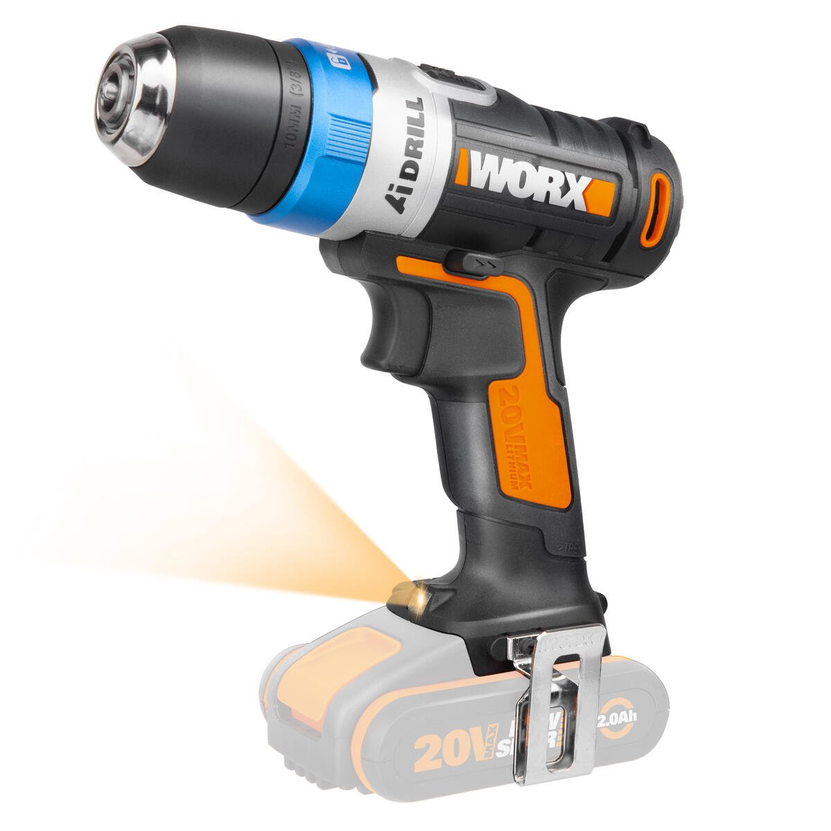 Worx WX178.9 smart drill u/batteri