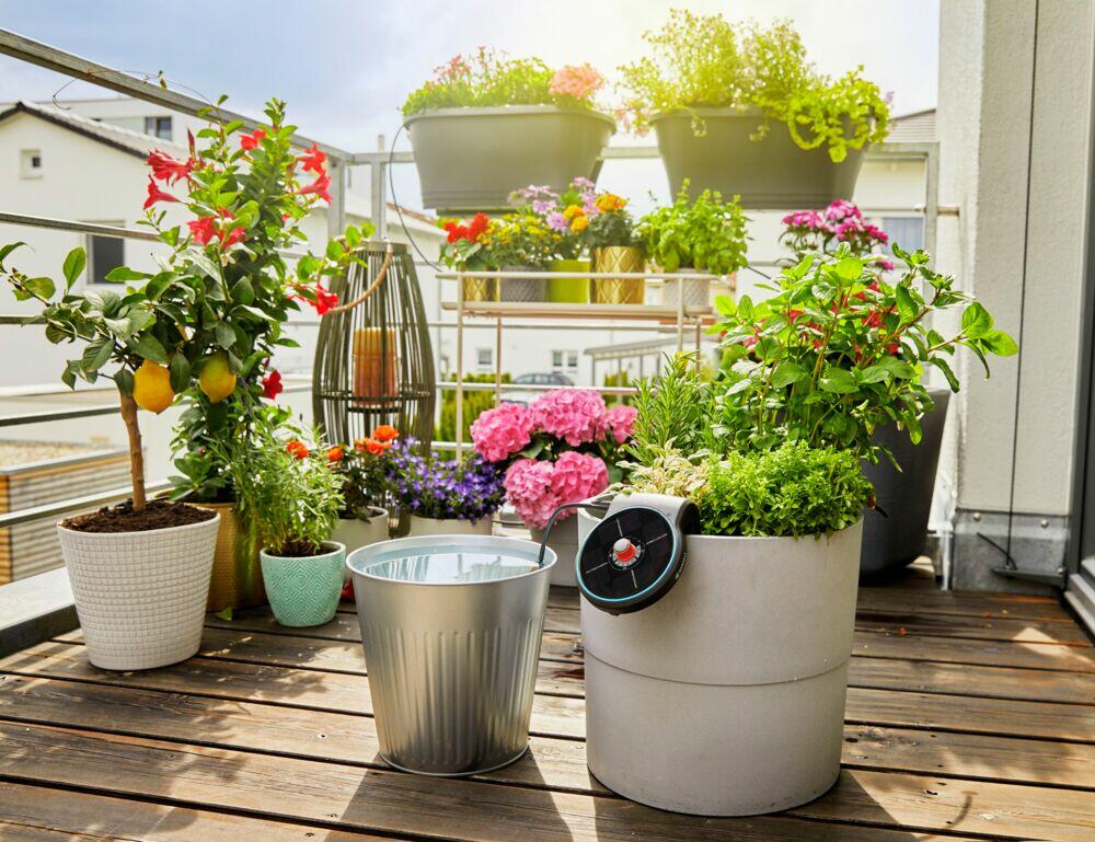 GARDENA AquaBloom solcelledrevet vanning