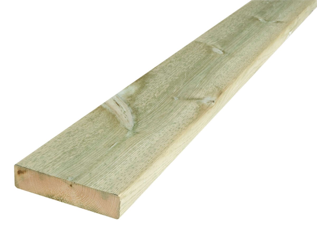 28x120 impregnert furu klasse 1 terrassebord