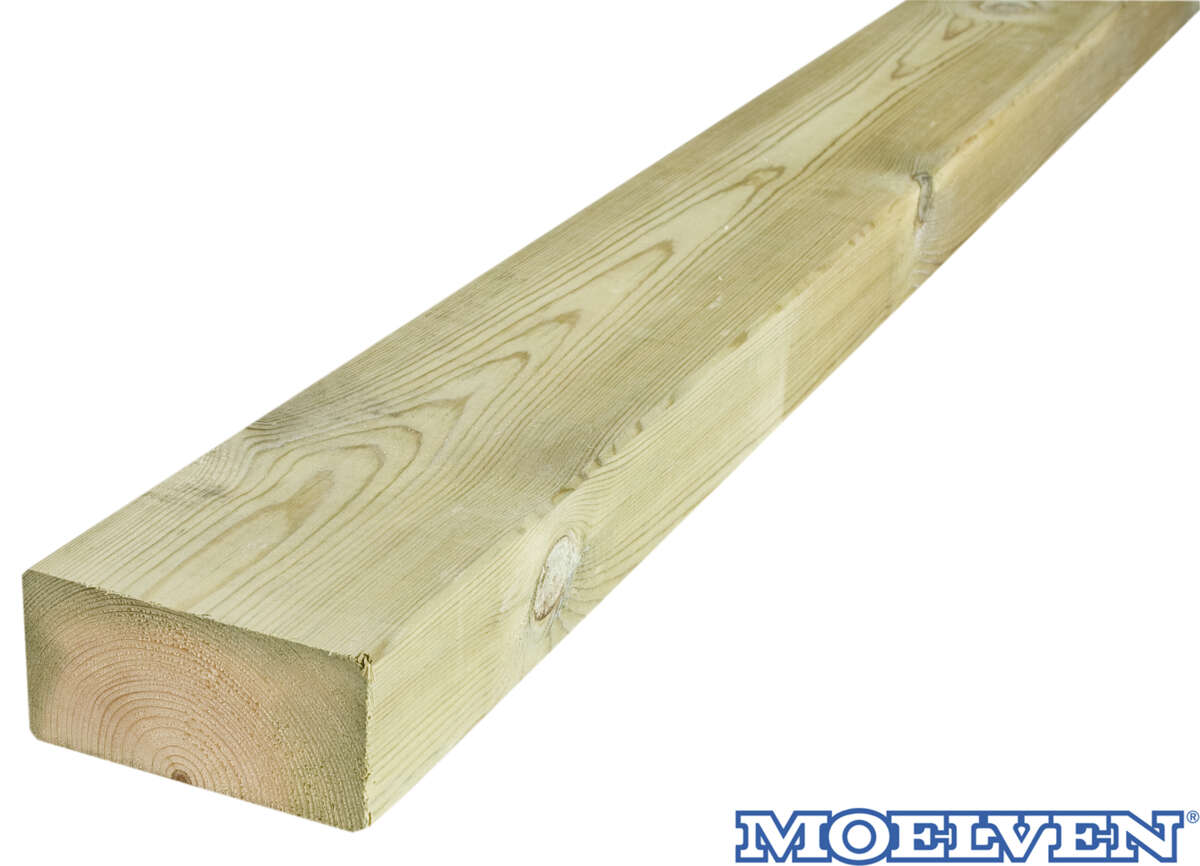 Moelven 48x98 C24 impregnert konstruksjonsvirke