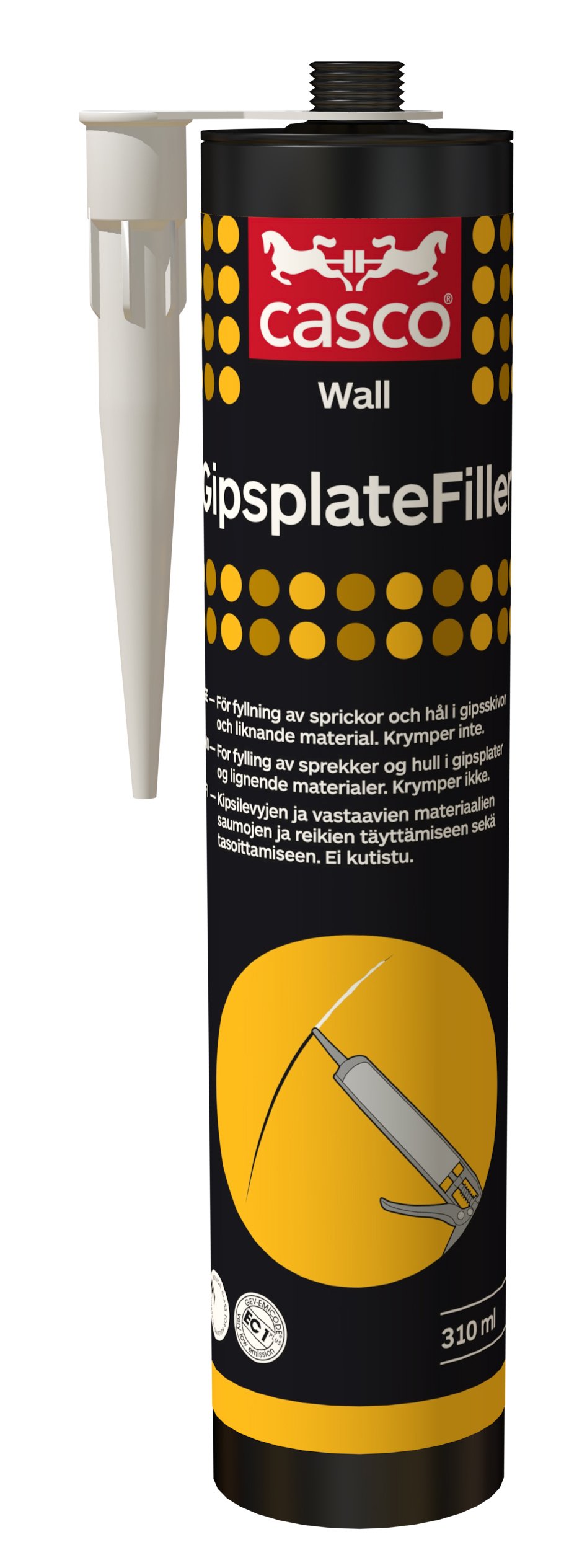 Casco GipsplateFiller veggsparkel