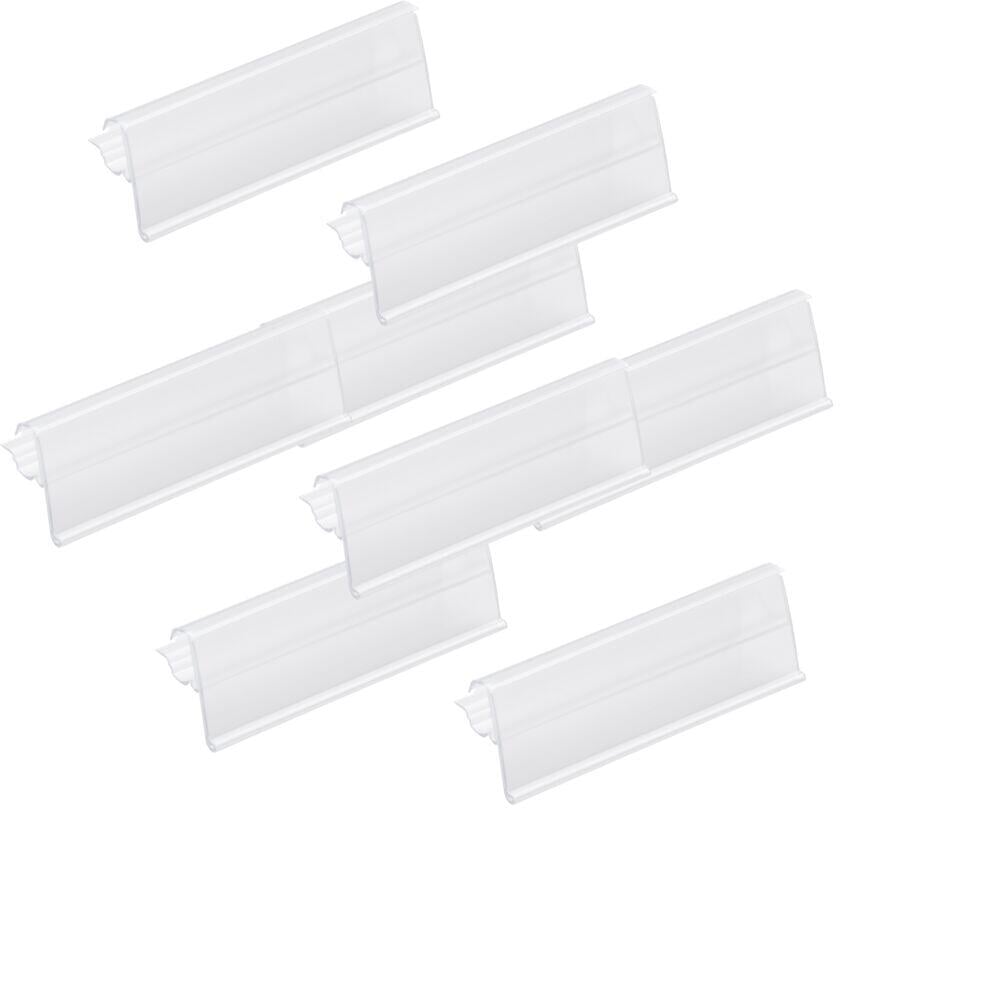 Elfa transparent etikettholder 4-pk