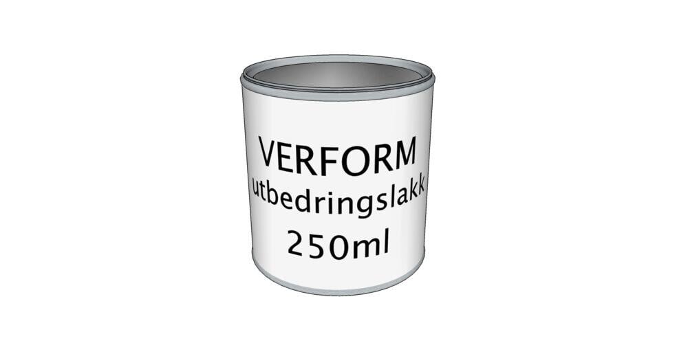 Verform Utbedringslakk 250 ml sort