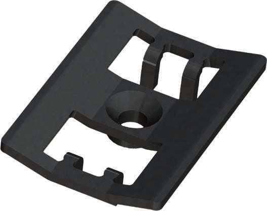 Megawood klips sort stål uten skruer