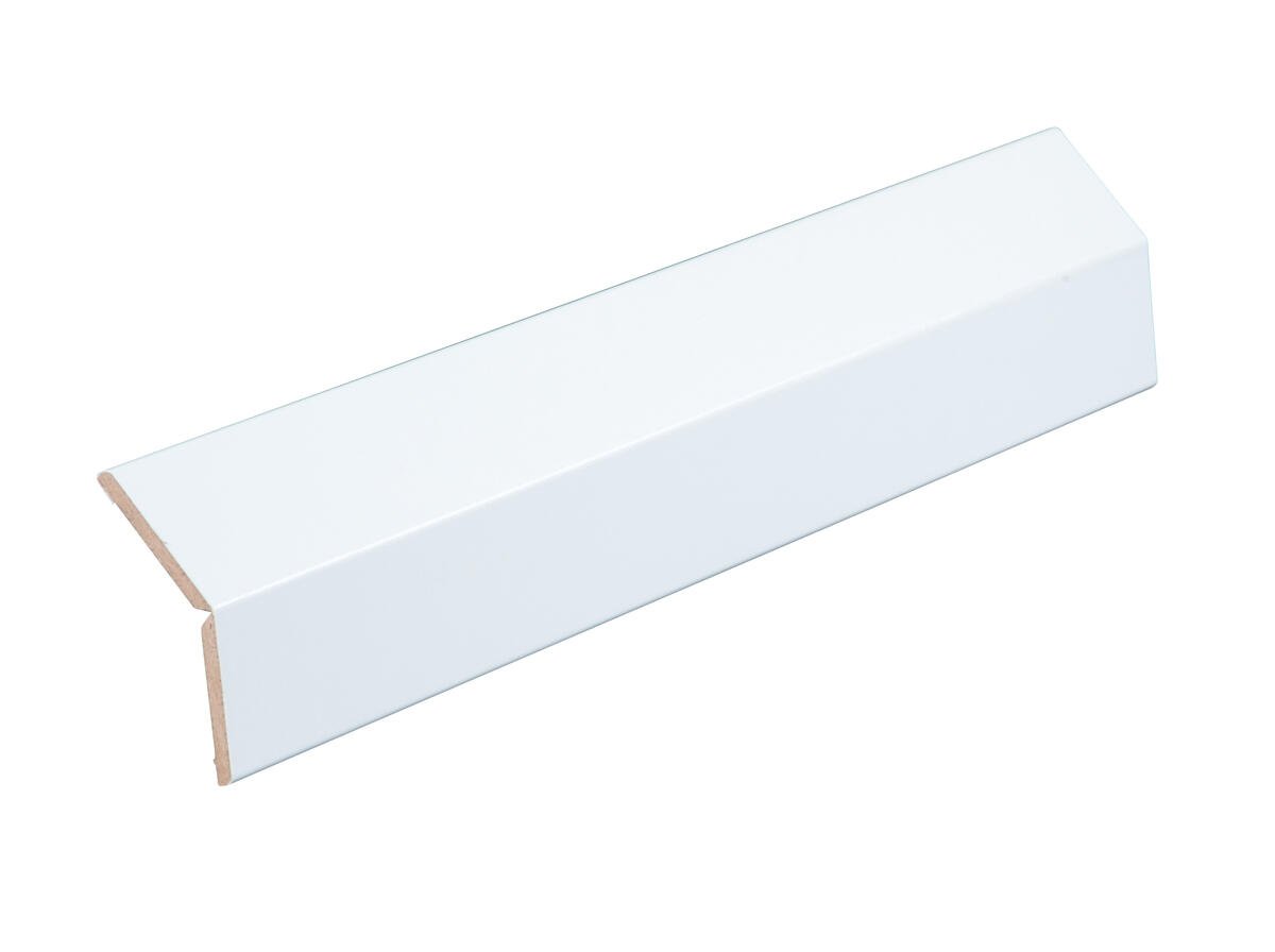 04X090X2400 Flexilist MDF foliert hvit S 0502-Y