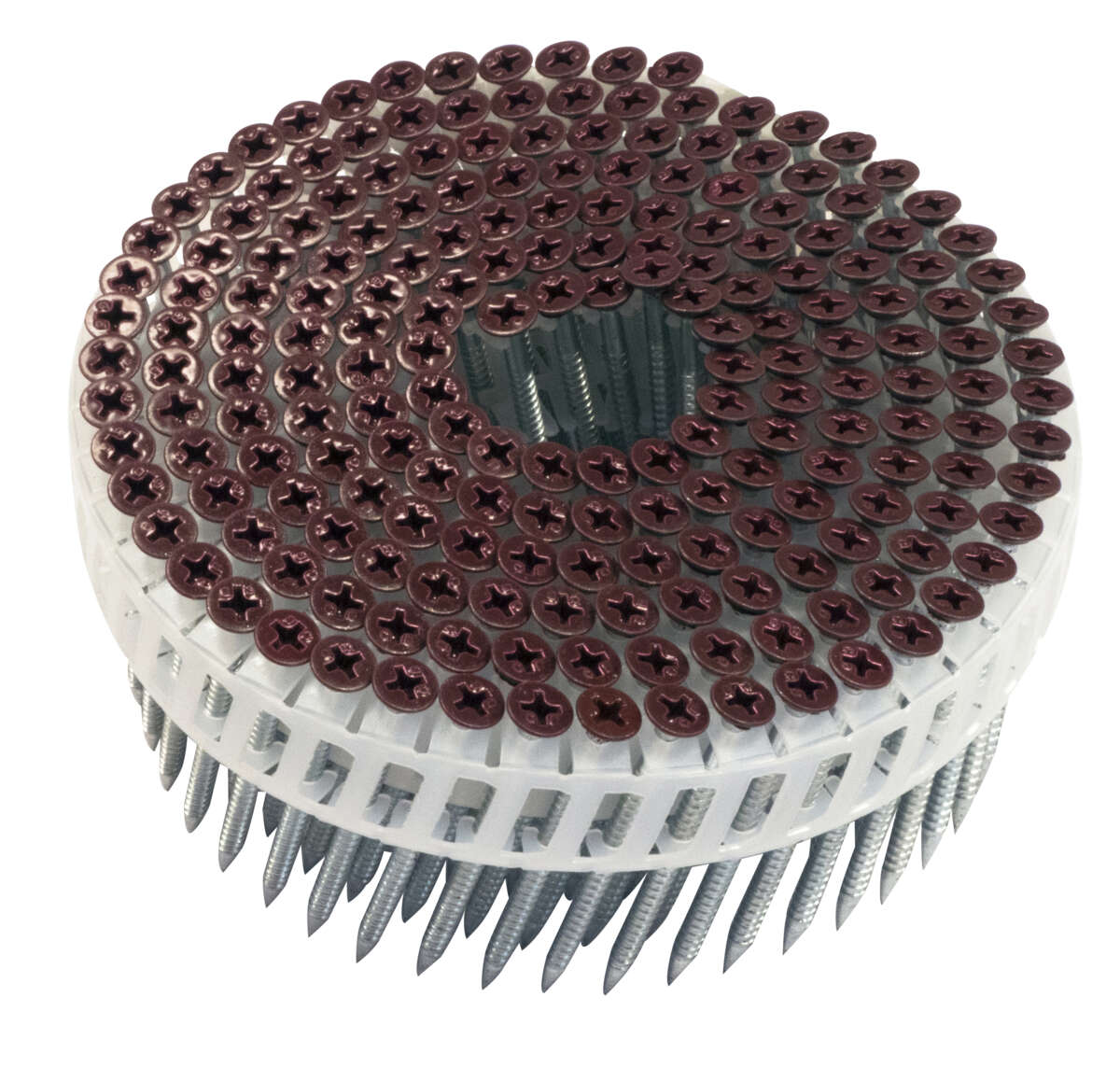 Spikerskrue 2,80x50mm Vinrød SS