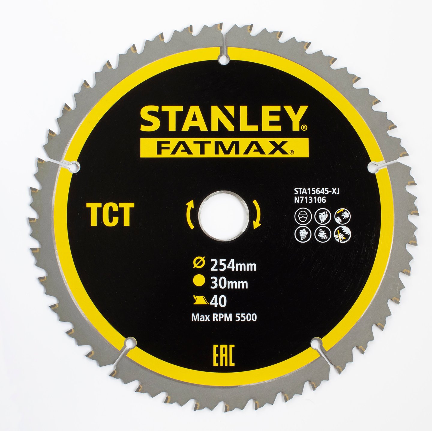 Stanley STA15645 sirkelsagblad 254x30 mm
