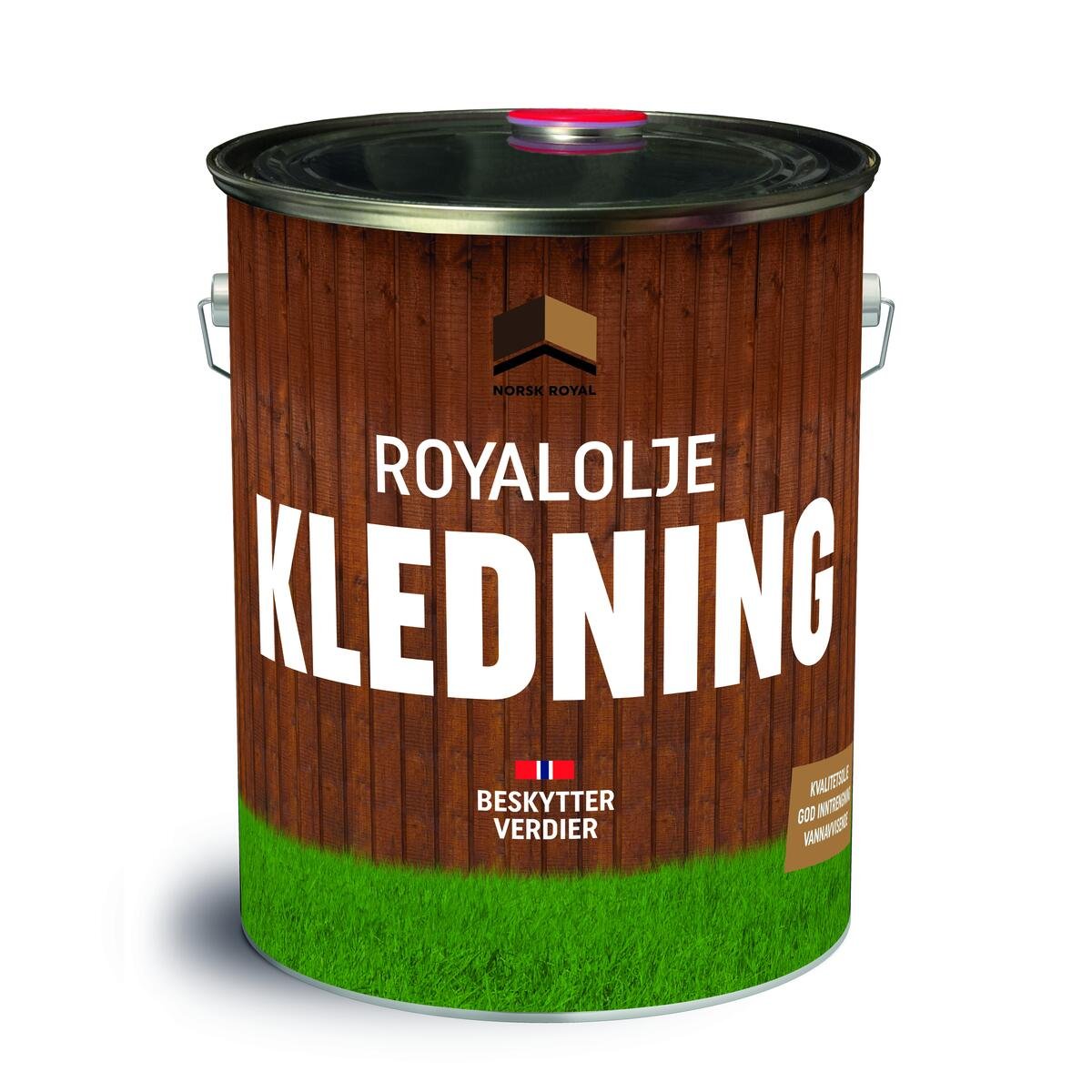royalolje for kledning og takbord