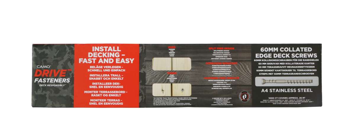 Camo Drive kantskrue båndet