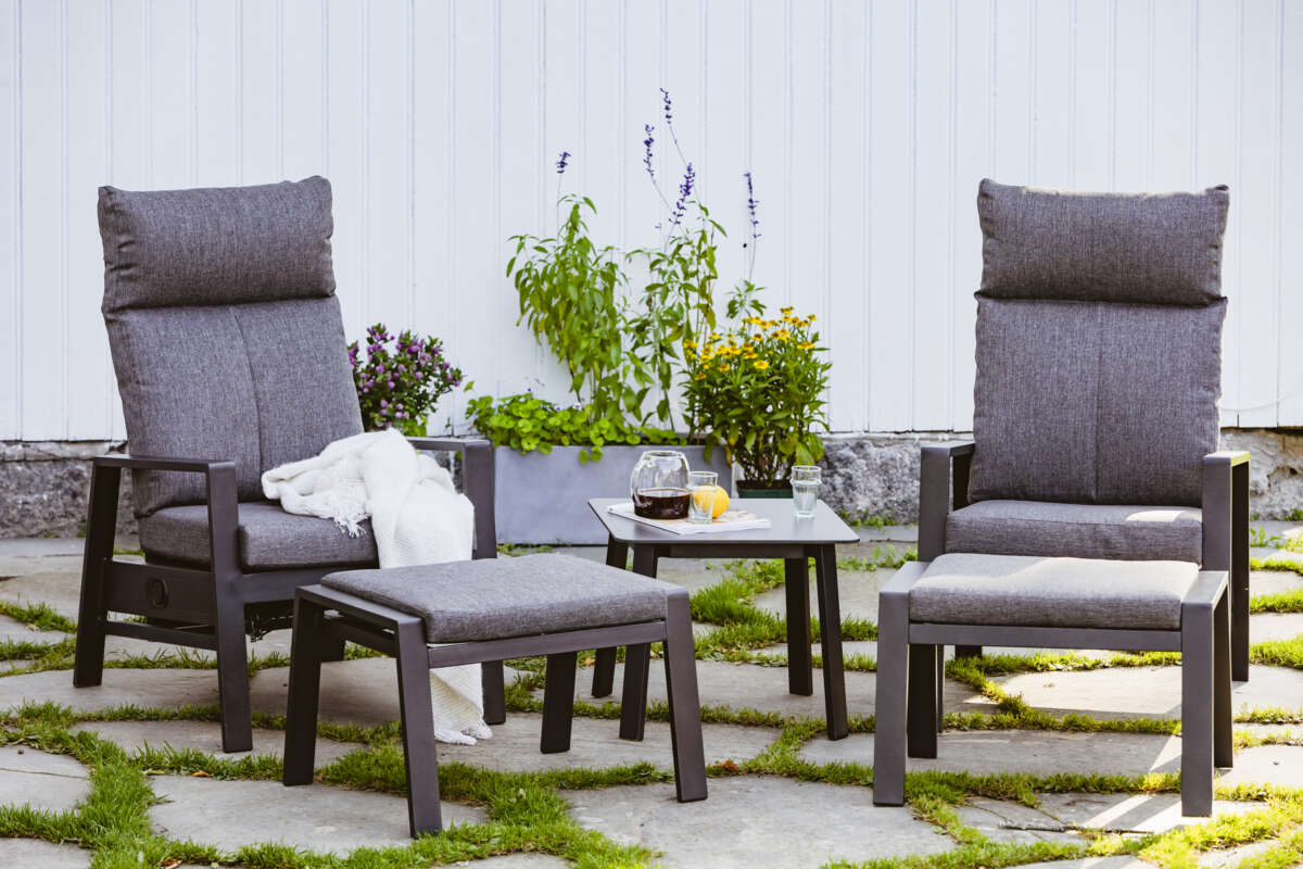 Bohem Holmen recliner terrassesett