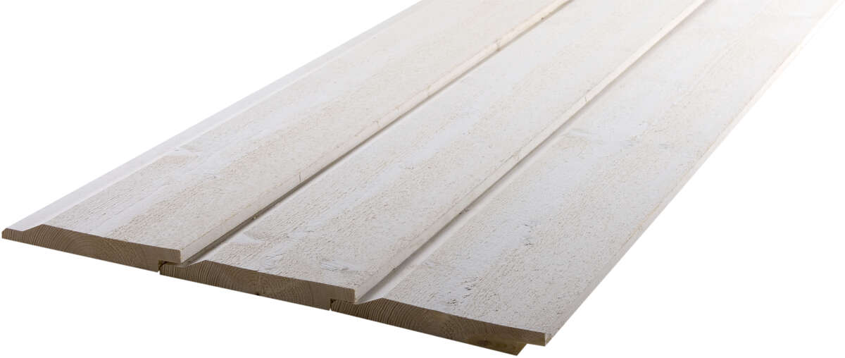 19x148 dobbelfals 28 gr malt kledning