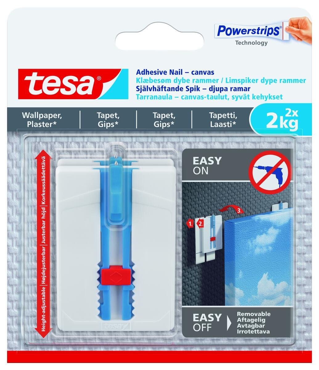 Tesa Limspiker dype rammer