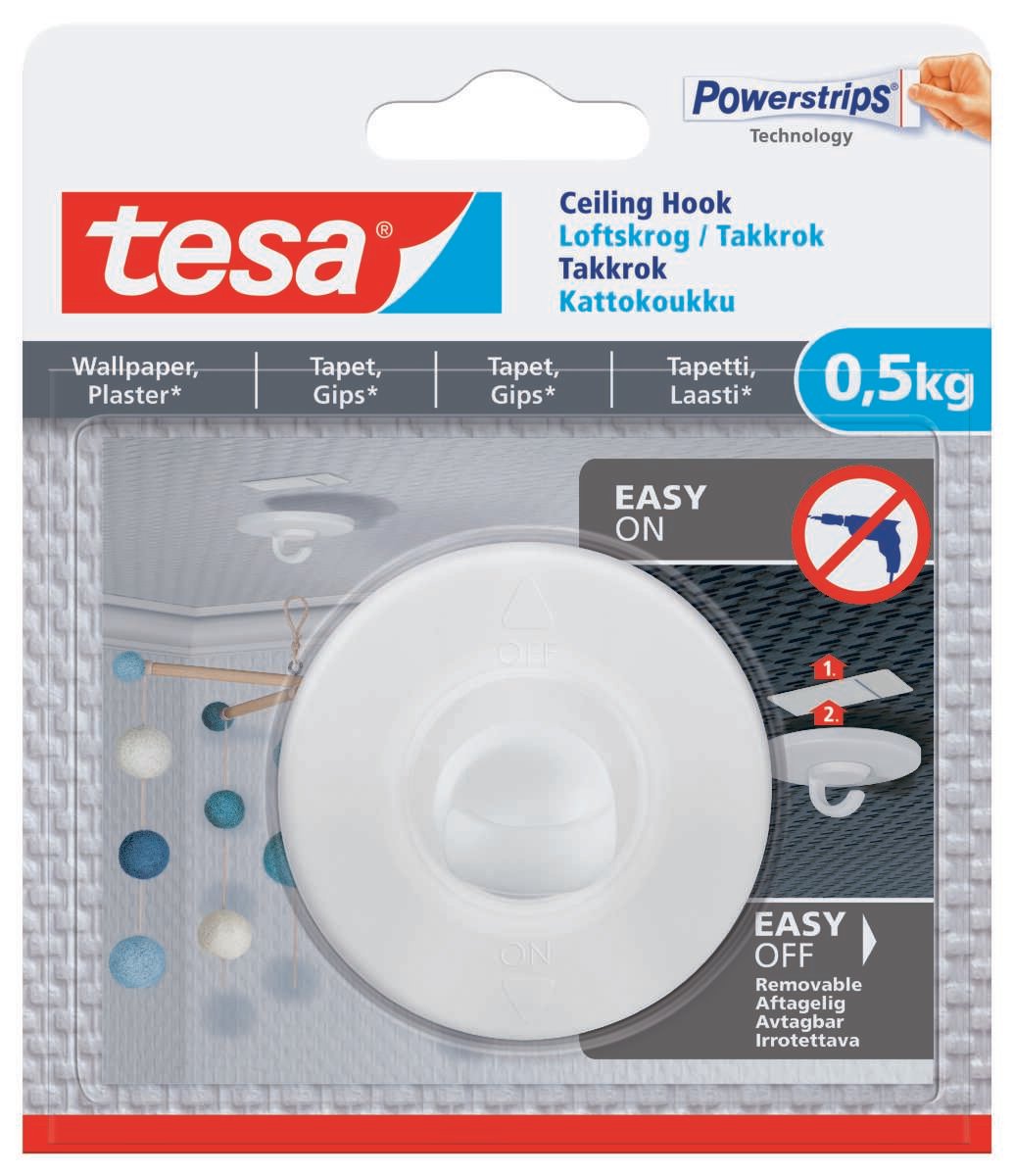 Tesa Takkrok for tapet og gips 1x0,5kg