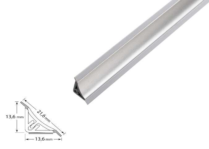 14x14mm Hjørnelist