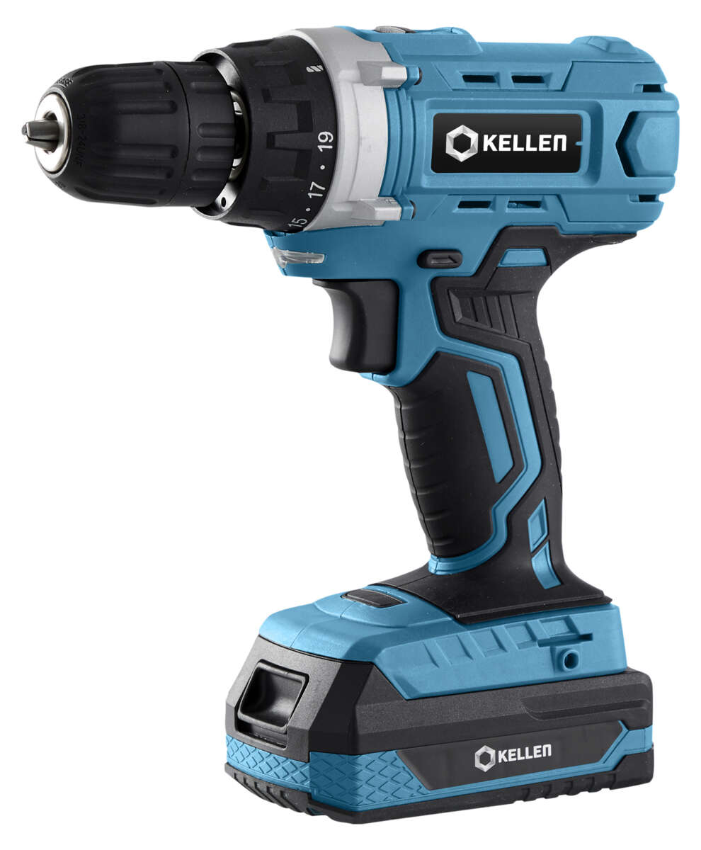 Kellen 54228 drill 18V m/batteri