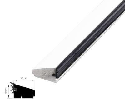 17x26,5 Glasslist PVC