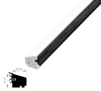 17x15,5 mm pvc glasslist