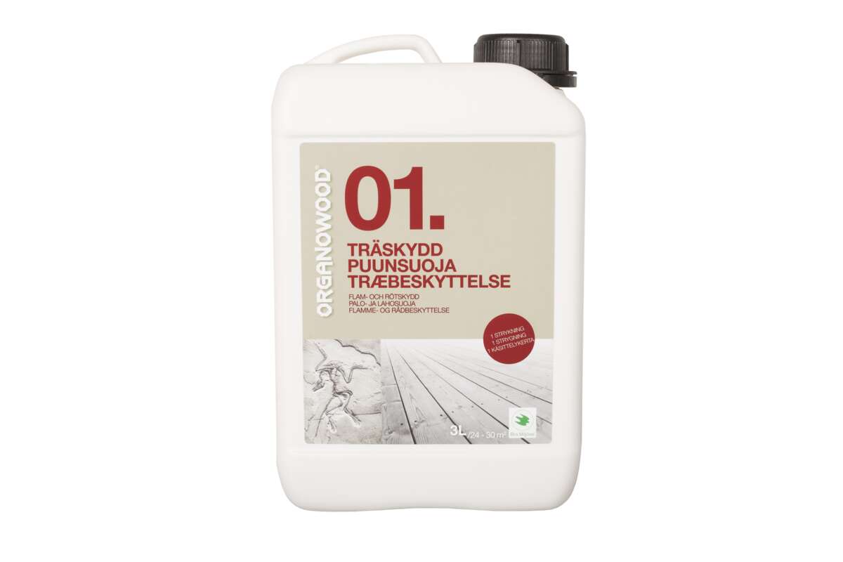 Organowood 01 flamme- og råtebeskyttelse