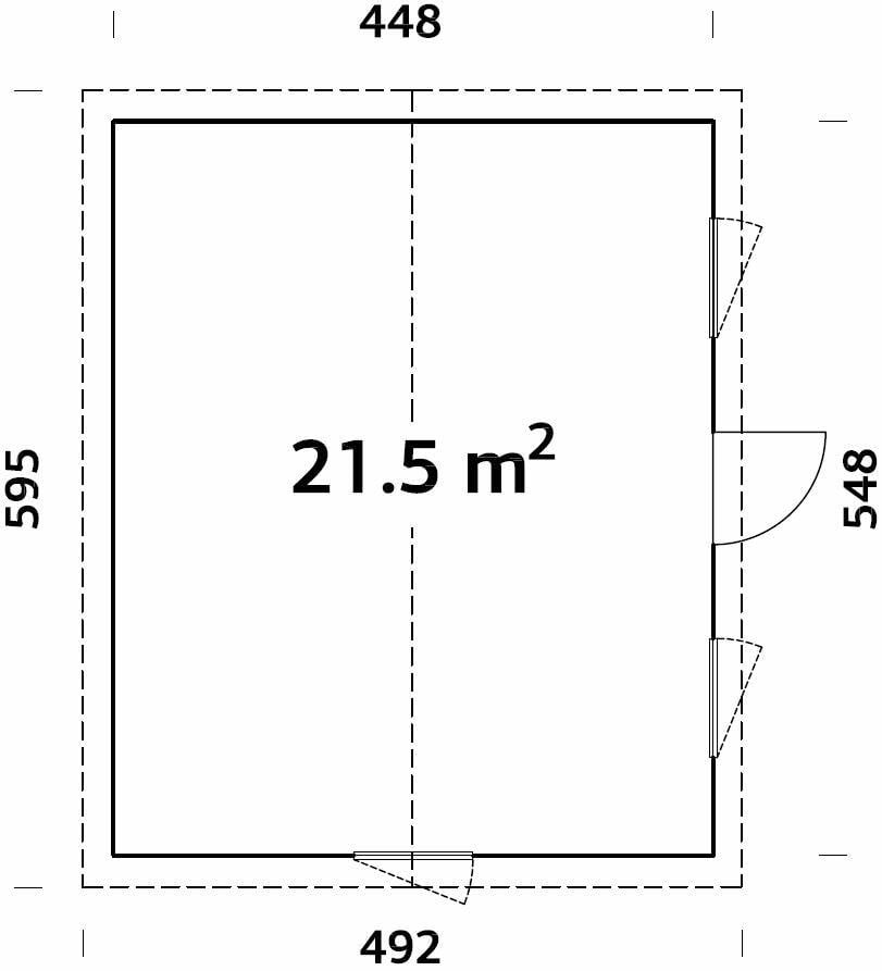 Palmako Pernilla anneks 21,5 m²