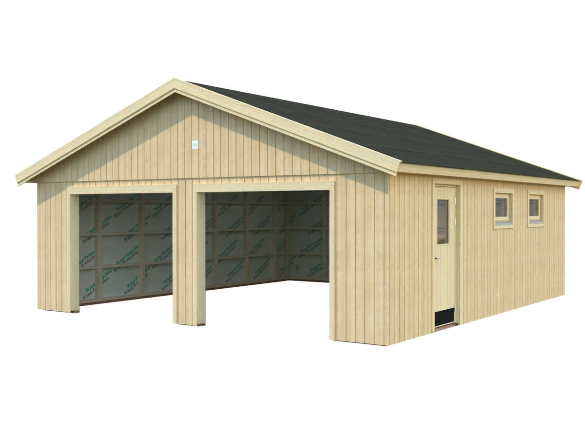 Palmako - André 44,7 garasje u/leddport