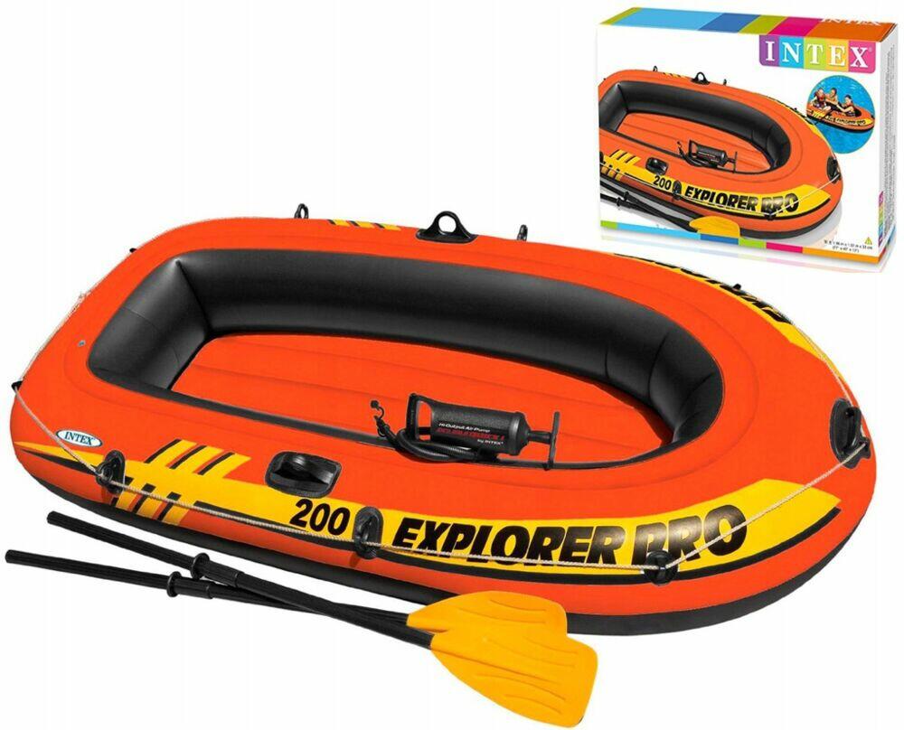 INTEX® Explorer Pro 200 oppblåsbar båt med årer