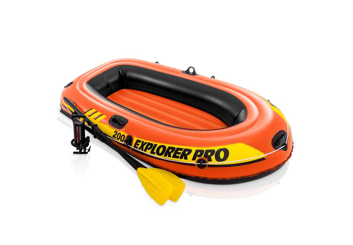 INTEX® Explorer Pro 200 oppblåsbar båt med årer