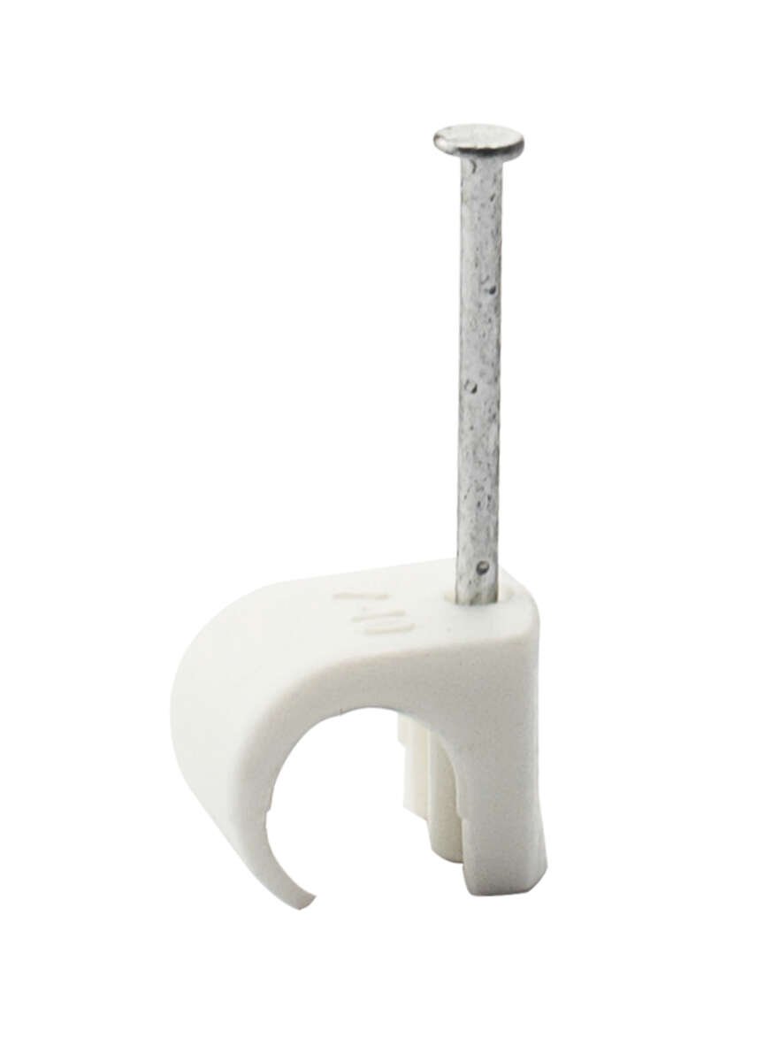 Egant Kabelklips 7-10 hvit