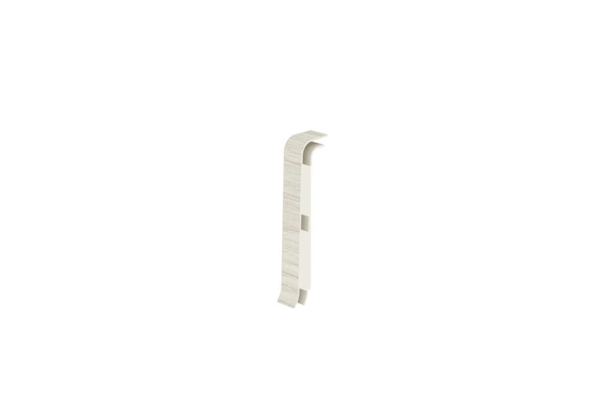 Endestykket 22x67 2stk pvc eik 602