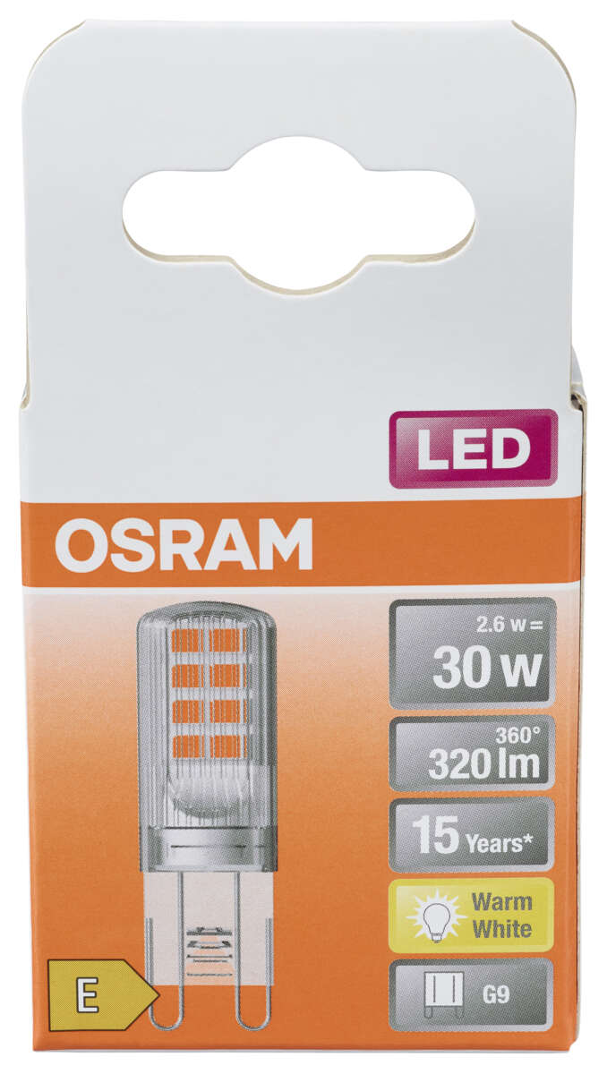 OSRAM LED PIN G9 pære
