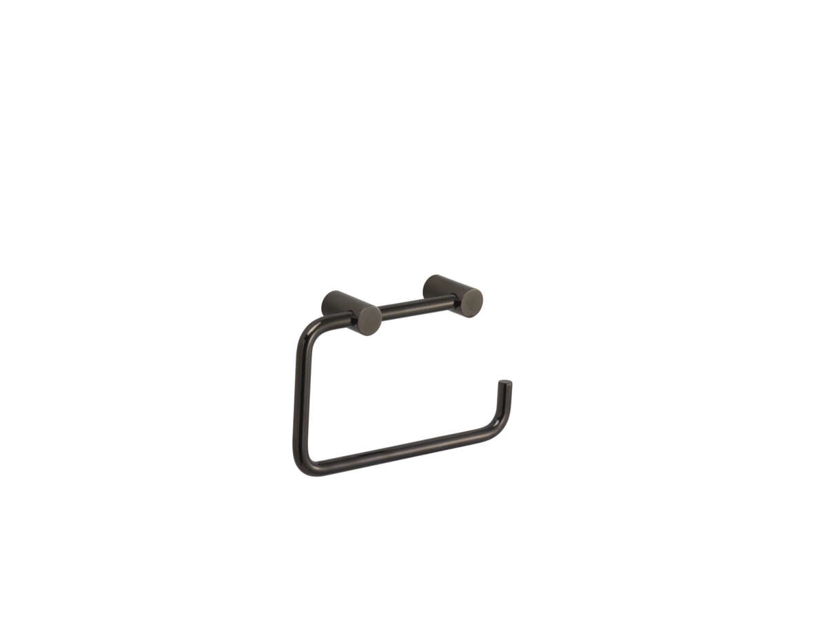 SaniScan sort krom tolalettpapirholder u/bakplate