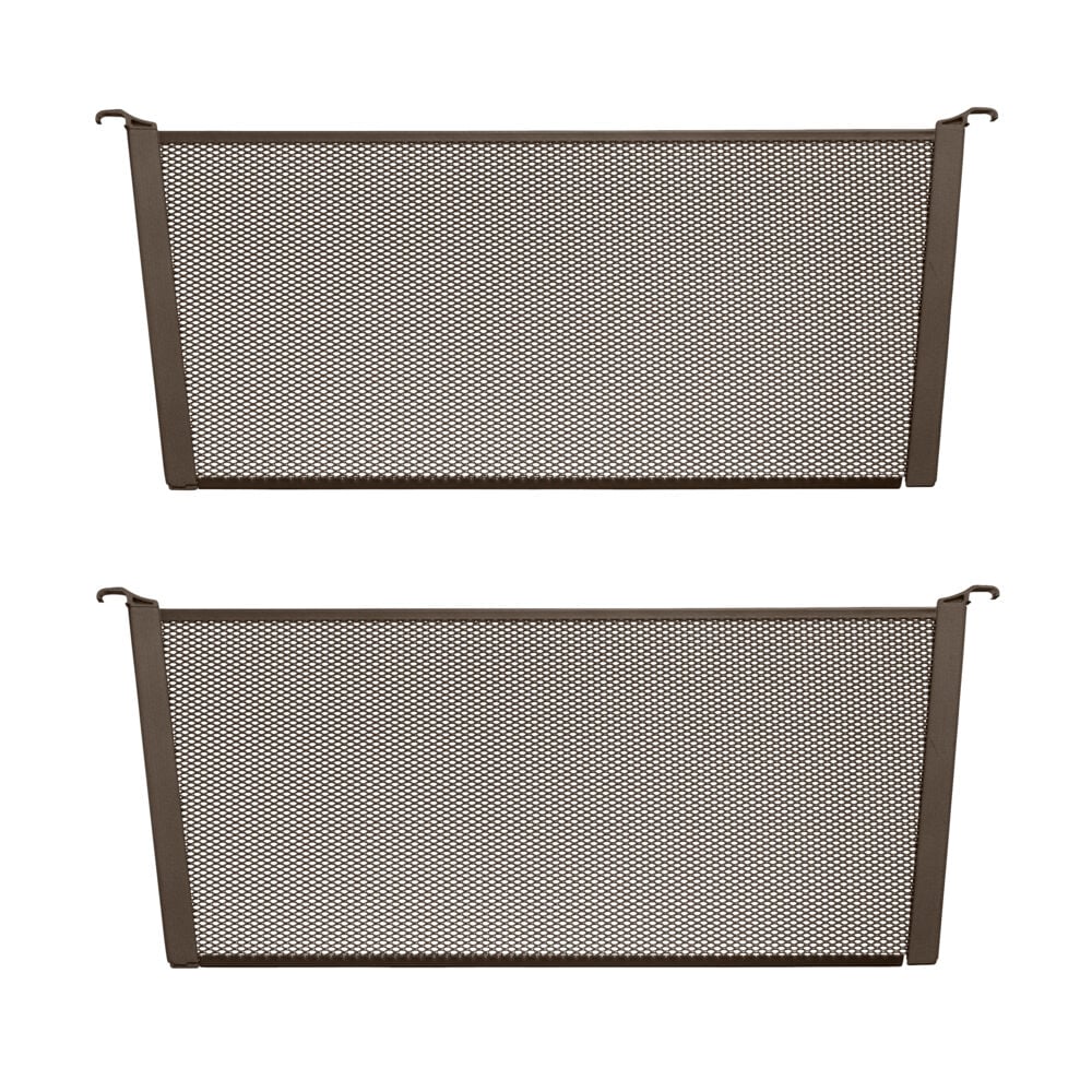 Elfa graphite avdeler for 185 mm meshkurv 2-pk