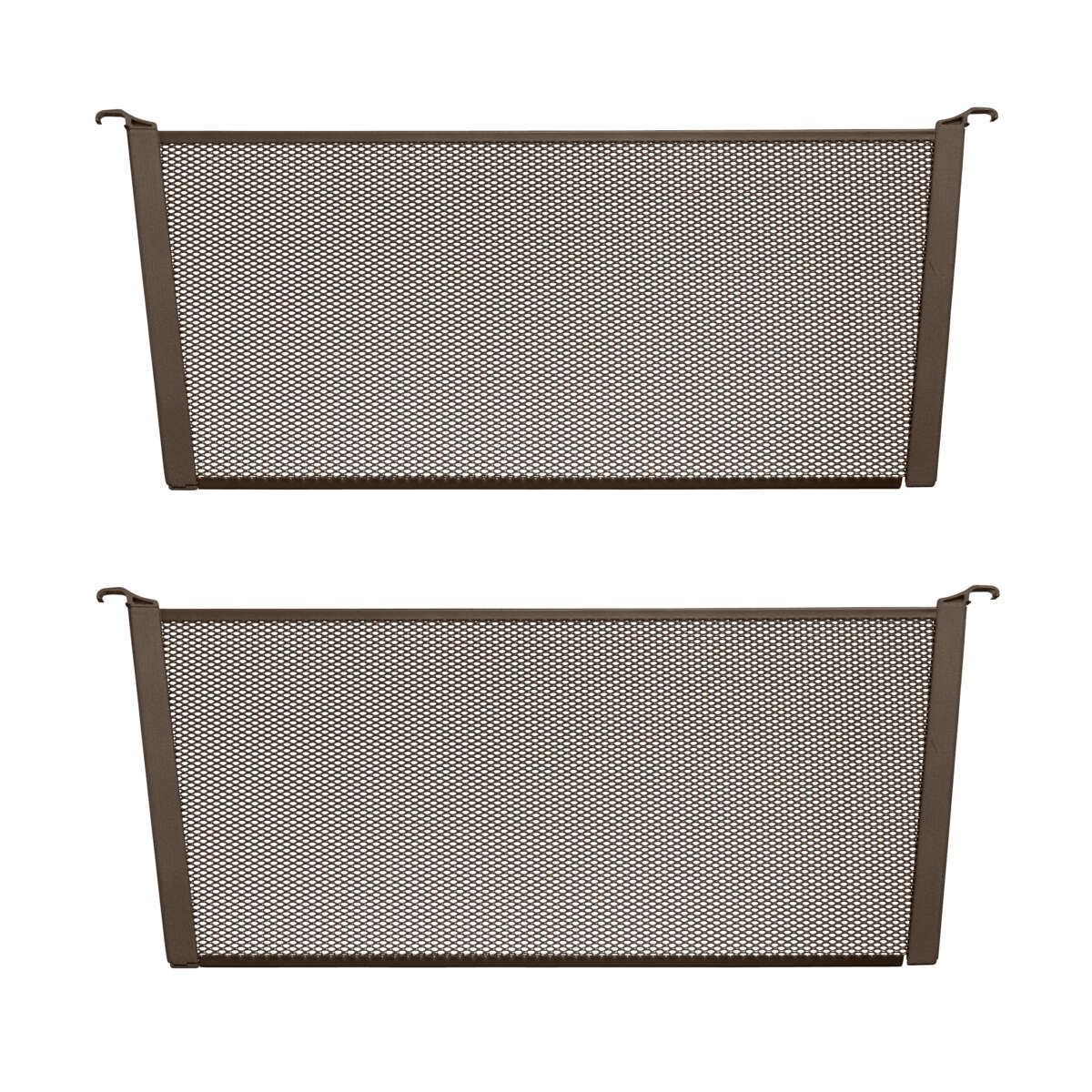 Elfa Klikk-inn graphite avdeler for 185 meshkurv 2-pk