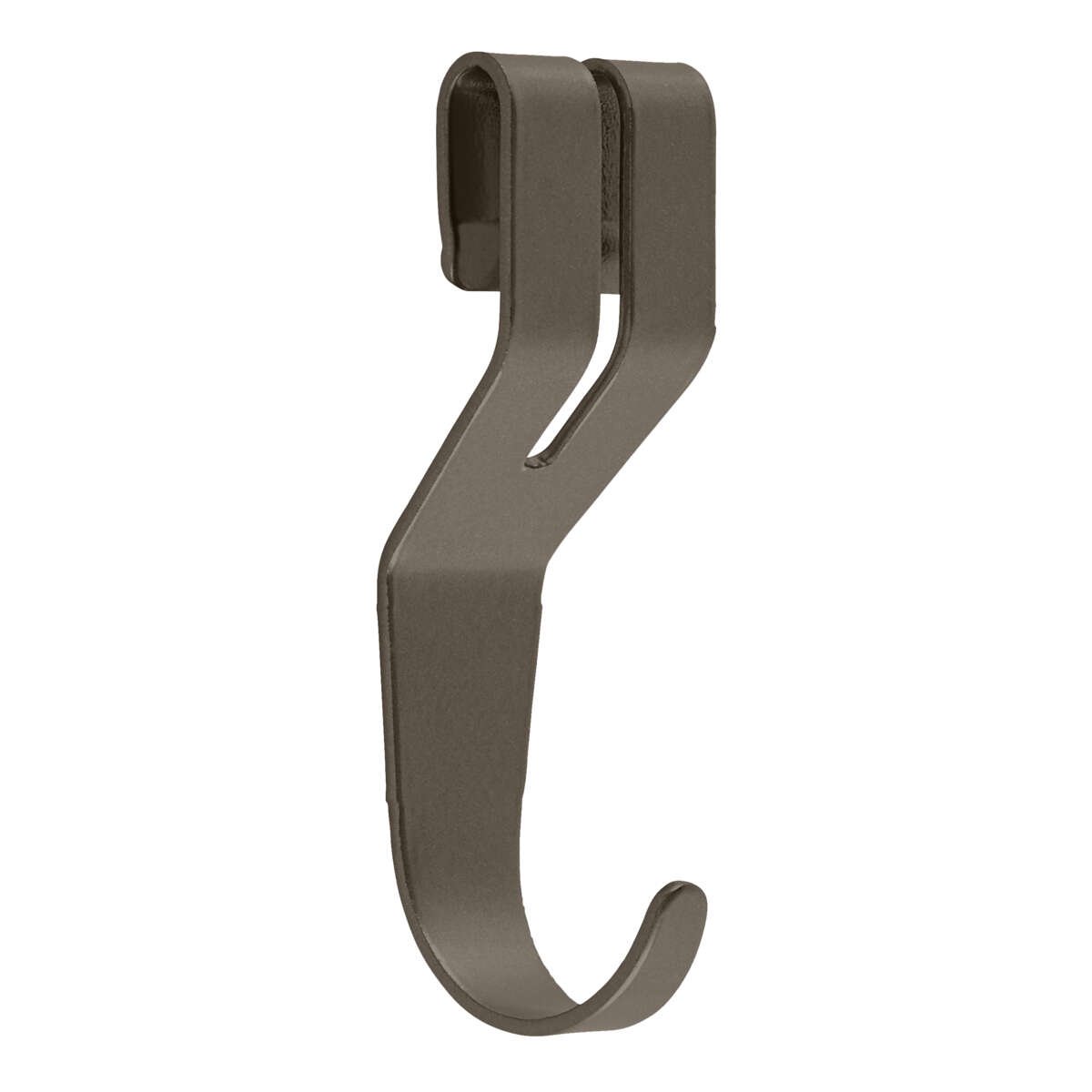 Elfa Klikk-inn graphite universalkrok 3-pk