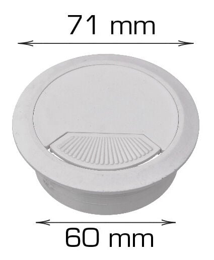 Home>it kabelgjennomføring hvit