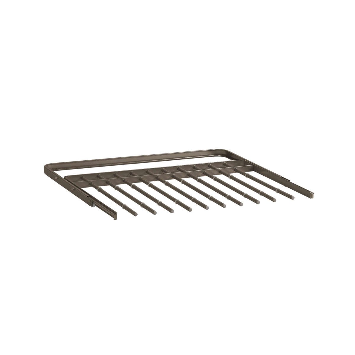 Elfa Klikk-inn graphite 60/40 uttrekkbar buksehenger