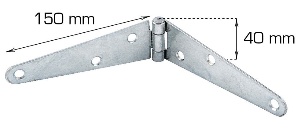 Kistehengsel 150mm