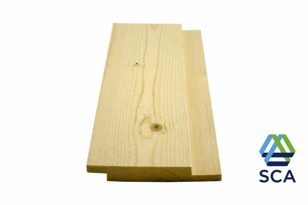 19X148 dobbelfals rektangulær kledning