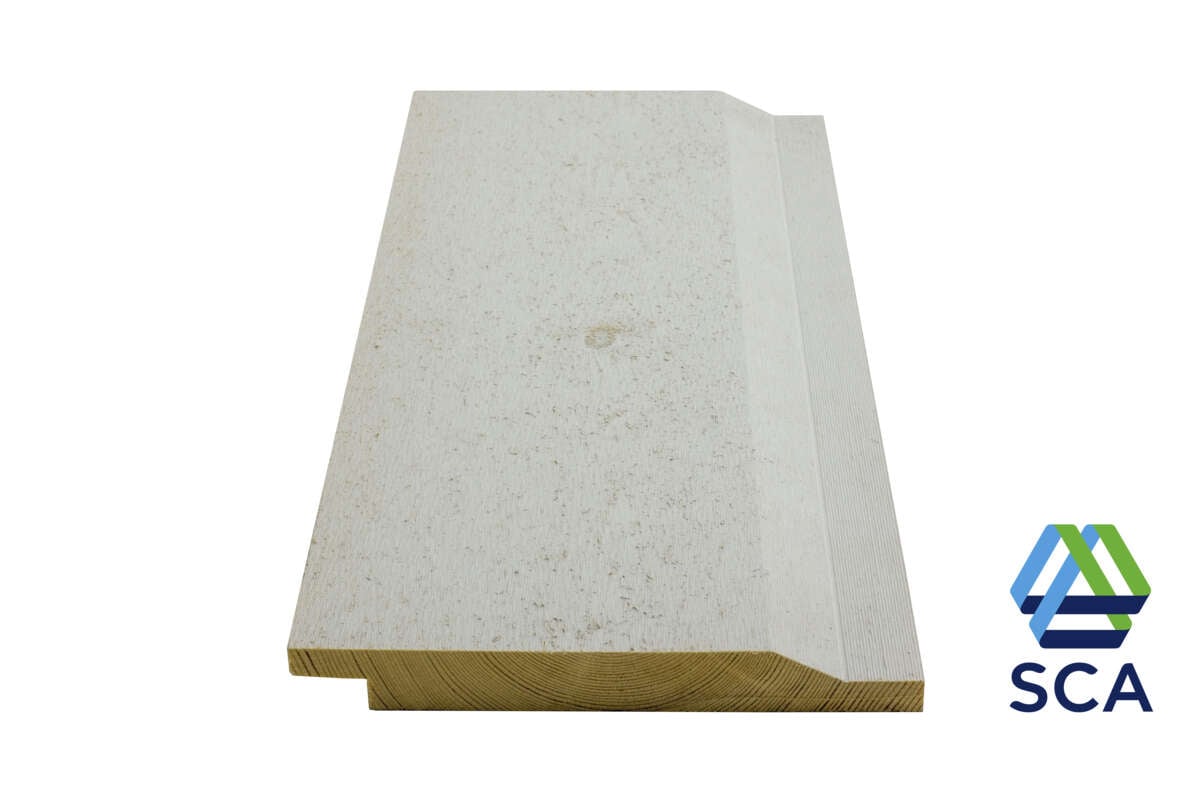 19x123 dobbelfals 28 gr grunnet gran kledning