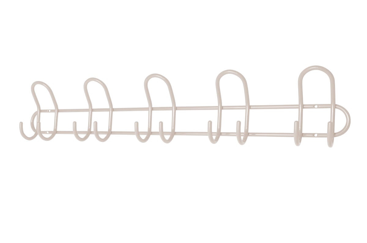 Home>it P5 hvit knaggrekke