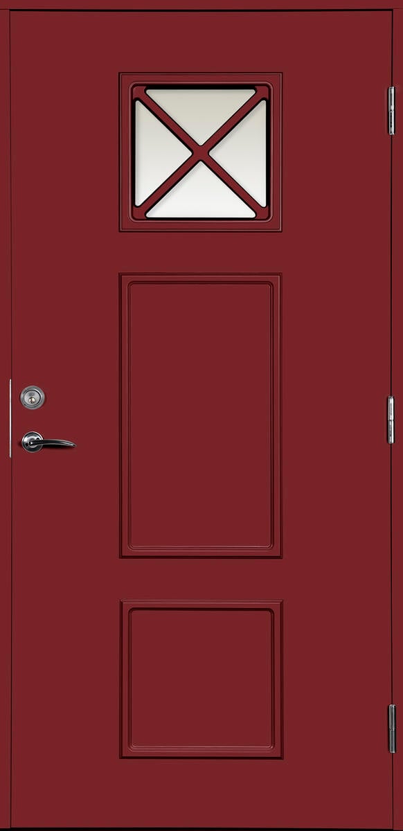 Harmonie Tinn sotet glass ytterdør