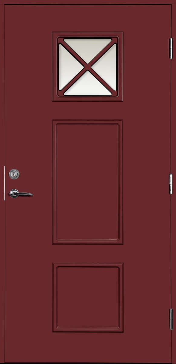 Harmonie Tinn sotet glass ytterdør