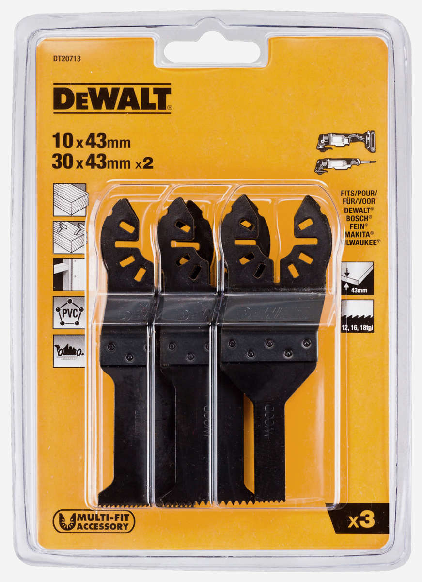 DeWalt tilbehørsett til multiverktøy