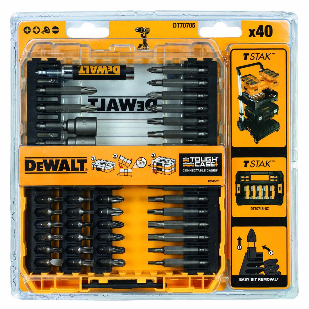DeWALT DT70705 bitsett 40 deler