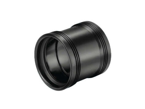 Wafix 75 mm sort PP løpemuffe