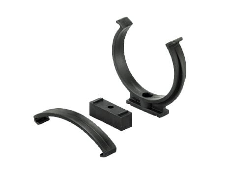Wafix 75mm sneppklammer sort m/bøyle