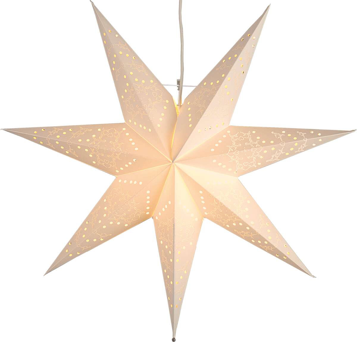 Sensy LED-lys papir julestjerne