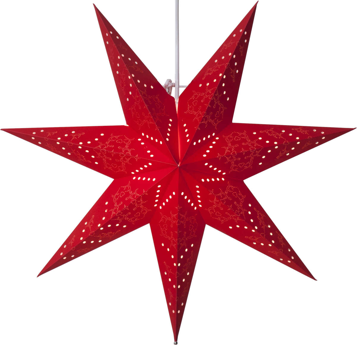 Sensy LED-lys papir 54 cm julestjerne