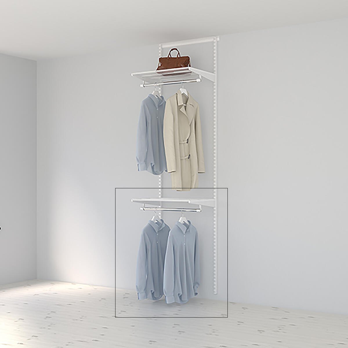 Elfa kompletteringsprodukter alternativ 1