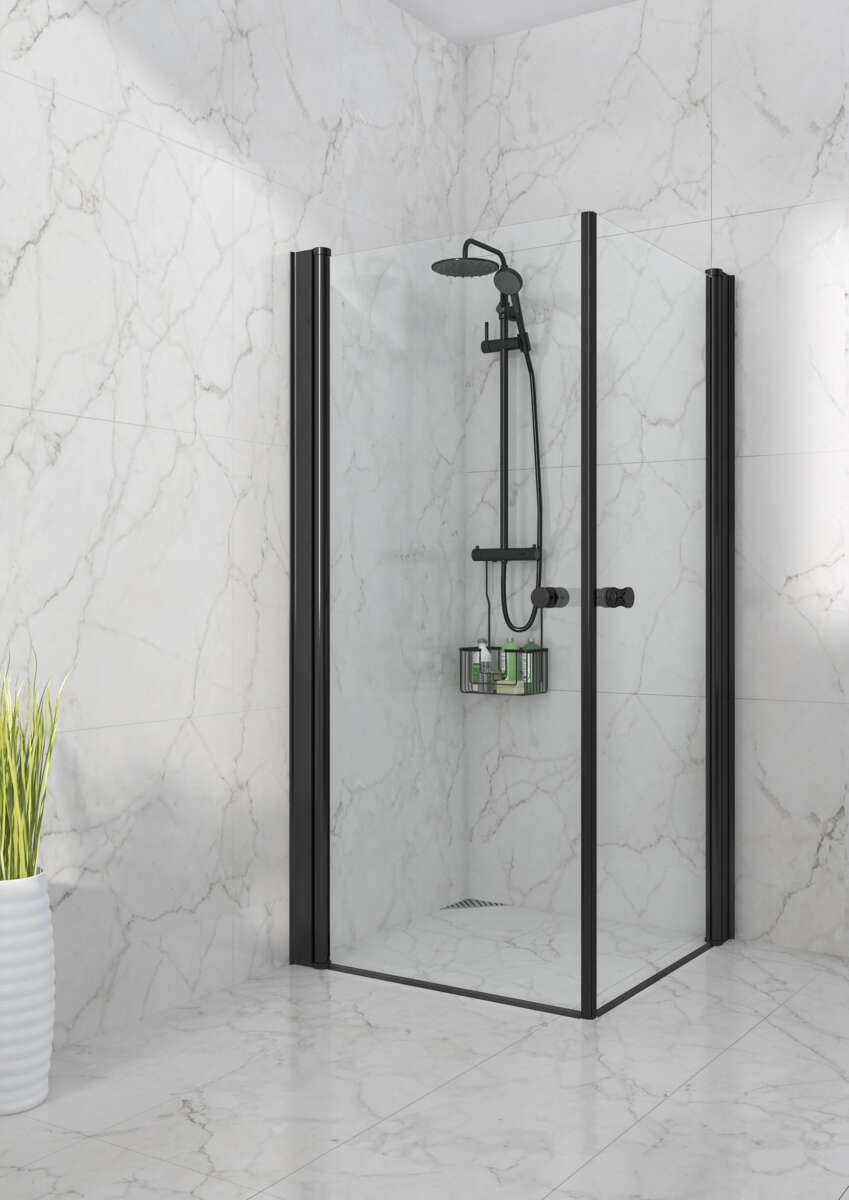 Duxa Elegant rette dusjdører 2 stk