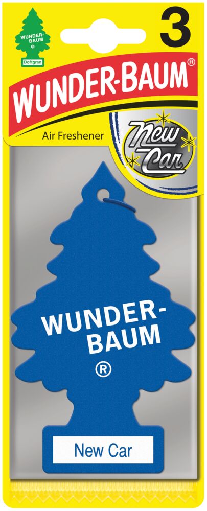 Wunder-Baum  New Ca luftrenser New Car 3-pk